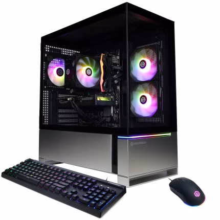 CyberPowerPC Gamer Master Gaming Desktop, AMD Ryzen 5 8400F, NVIDIA GeForce RTX 5060 8GB, 16GB DDR5, 1TB SSD, Black, GMA7300WST